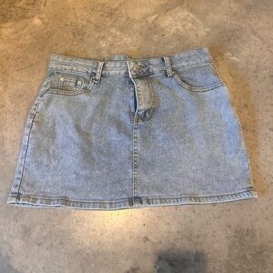 Denim Mini Skirt